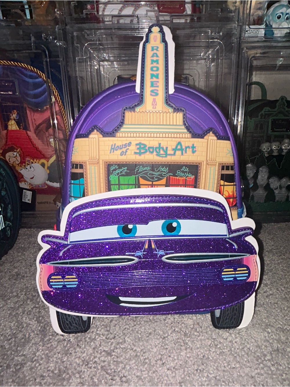 2026 D23 Exclusive Cars Ramone’s House Body Art Loungefly- moveable part